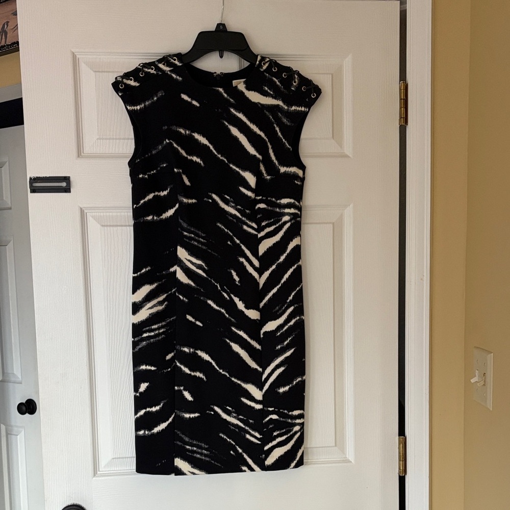 MICHAEL Michael Kors Zebra Print Mini Dress